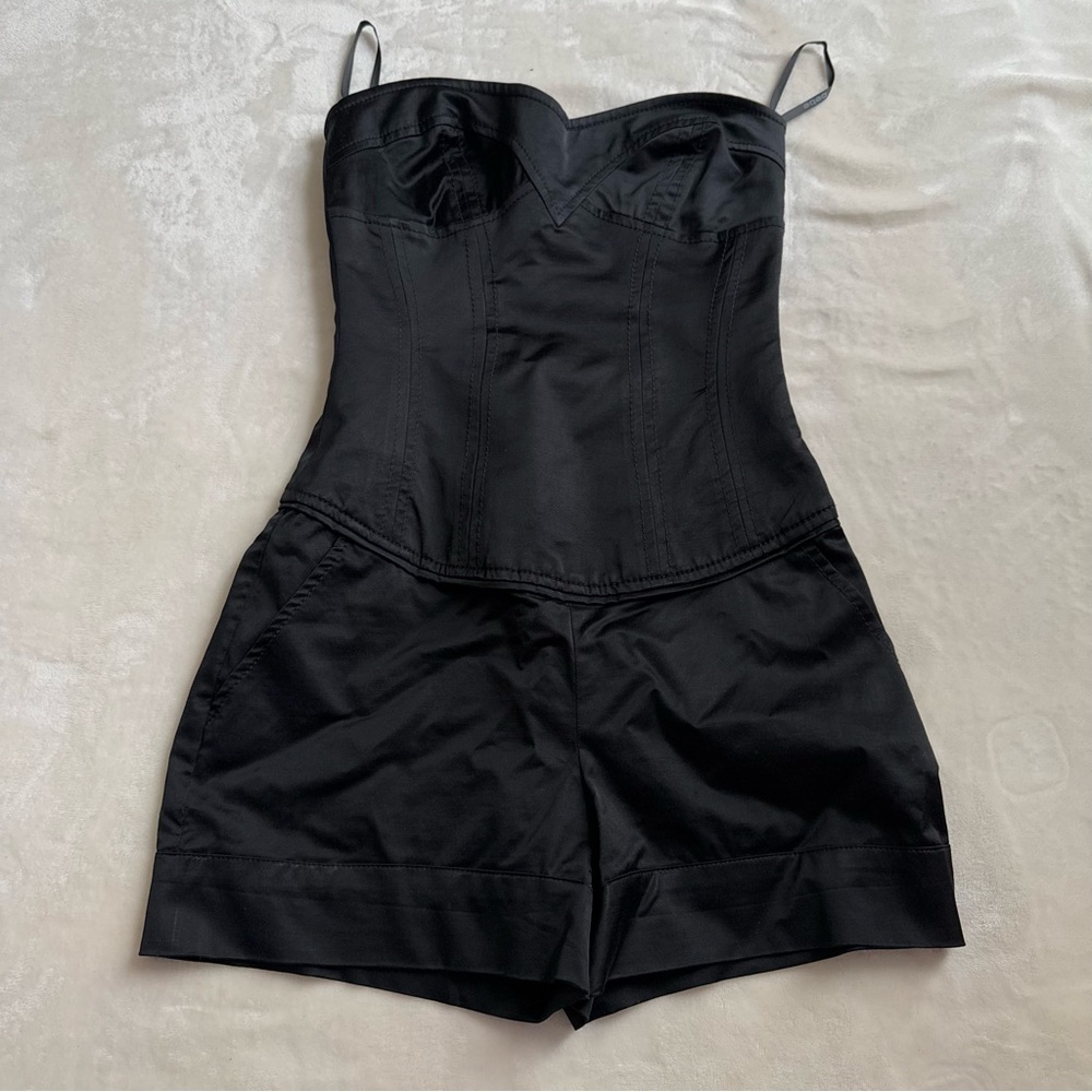 SOLD Bebe Black Romper